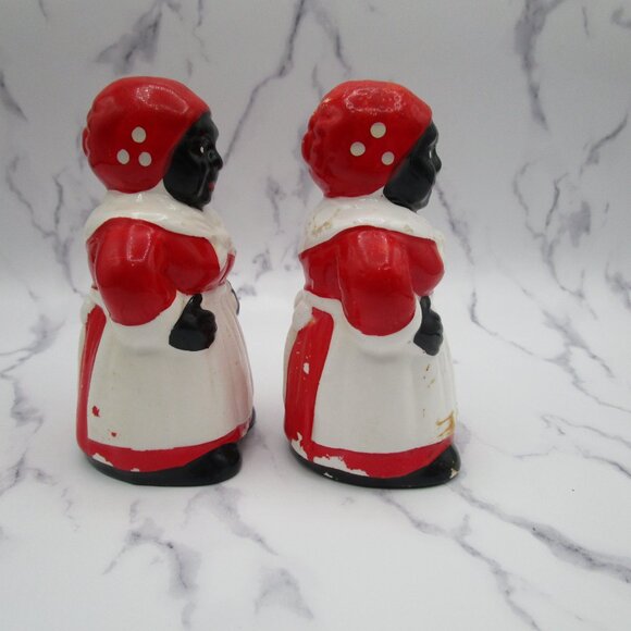 Vintage Americana Black Chef Cook Baker Salt and Pepper Shakers Salt and Pepper - Picture 4 of 10